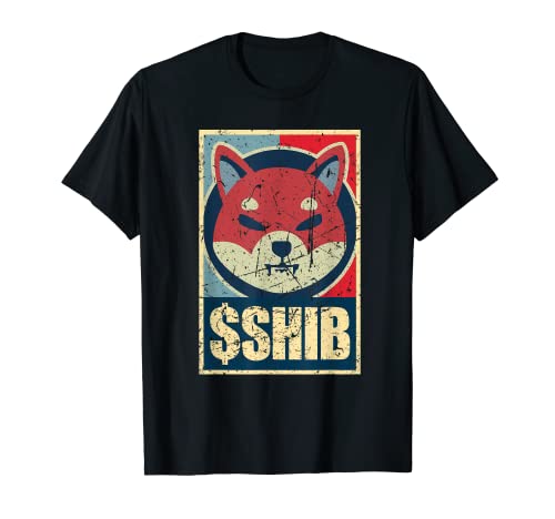 Retro Vintage Shiba Inu Moneda Doge Killer Crypto Hodler Camiseta