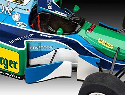 Revell-25th Anniversary Benetton Poster Ford Kit Modelo con Pegamento, Colores primarios y del Cepillo, Escala 1:24, barnizar (05689)