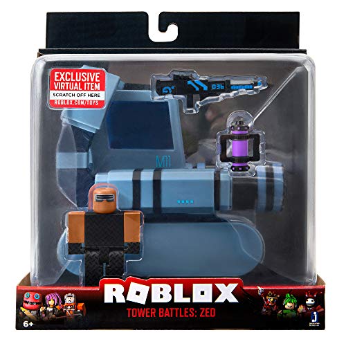 Roblox Colección de acción ROB0340, Tower Battles: Vehículo ZED [Incluye artículo Virtual Exclusivo].