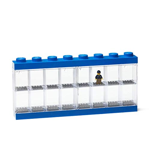 Room Copenhagen Lego Minifigura Display Case 16, Azul, Talla Única