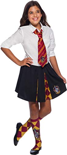 Rubies Harry Potter Gryffindor - Corbata de lujo, accesorio de disfraz para adultos y niños, talla única, 6 años