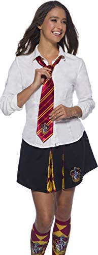 Rubies Harry Potter Gryffindor - Corbata de lujo, accesorio de disfraz para adultos y niños, talla única, 6 años