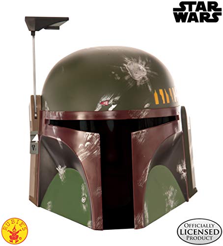 Rubies Mascara Star Wars Deluxe Boba Fett , disfraz para adultos, talla unica