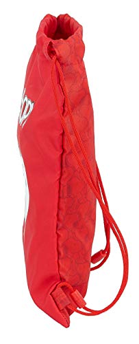 Safta Saco Plano Junior de Snoopy, 260x340mm, rojo, M (M855)