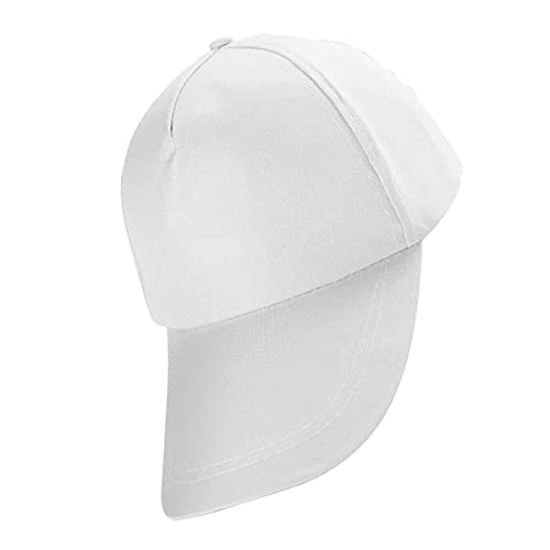 saijer Gorras De Béisbol Niños,10 Piezas Gorra De Pintura Pintada De DIY Sombrero De Béisbol Creativos Sombreros Casual Playa Sol Visor Sombreros Blanco Beige para Adultos Niños Niñas Aire Libre