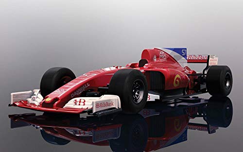 Scalextric - C3958 Stallion F1 - Coche, Color Rojo