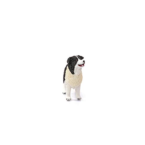 Schleich- Figura de Perro Border Collie, Colección Farm World, 6.2 cm (16840)