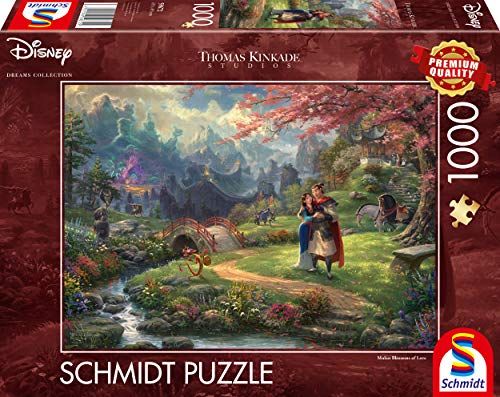 Schmidt Spiele GmbH Thomas Kinkade Mulan Rompecabezas, Color Colorido. (59672)