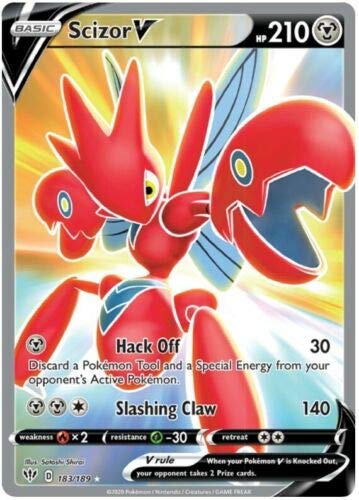 Scizor V 183/189 – Full Art Ultra Rare