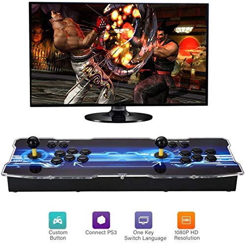 SeeKool Consola de Videojuegos, 3D Pandora X Multijugador Home Arcade Game Console, con 2500 Juegos Retros, Soporte de Tarjeta TF+USB DIS, para PC / Ordenador portátil / PS3/ TV