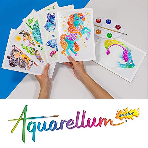 Sentosphere 3900672 - Aquarellum hadas Junior, colorear dibujos para colorear juego de 4 , color/modelo surtido