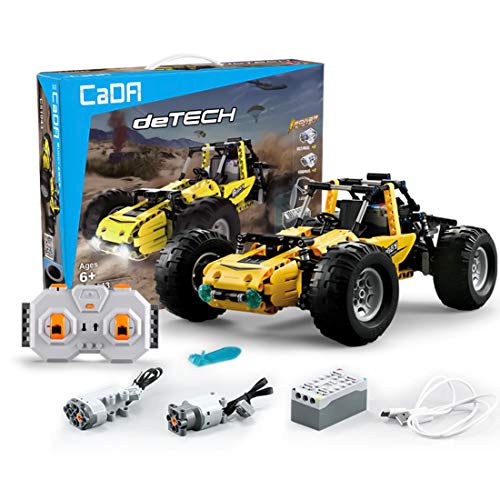 SERBVN Cada C51043W Tech Off-Road Buggy, con Motores, Luces y Control Remoto, Buggy Todoterreno Compatible con Lego Technic - 522 Piezas