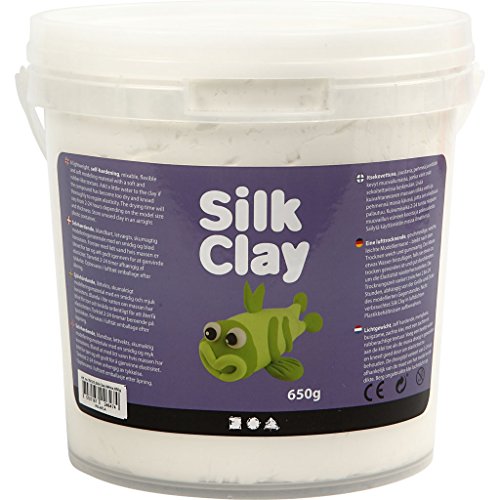 Silk Clay 79125, blanco, 650 g