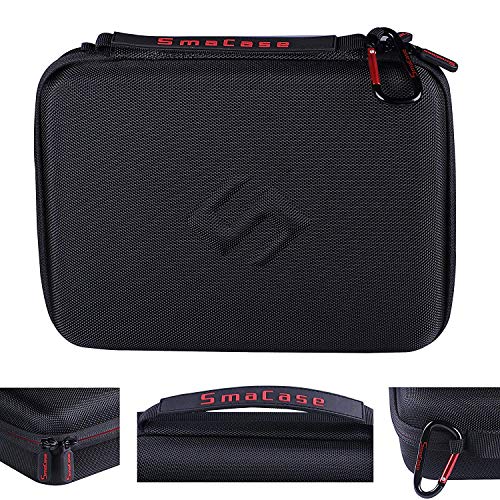 Smatree Funda Dura de Transporte para Gopro MAX, Hero 2018, GoPro Hero 10/9/8/7/6/5/4/3+/3/2/1,Osmo Action