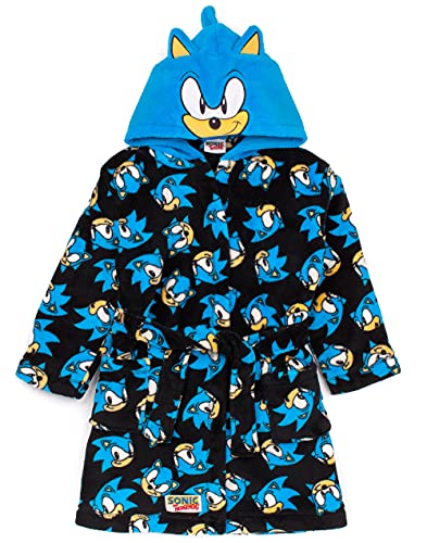 Sonic The Hedgehog Boys Boys Bats Bath-Robe 6-7 años