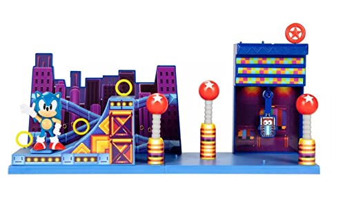 Sonic The Hedgehog- Figuras de acción, Color studiopolis Zone (Jakks 90643)