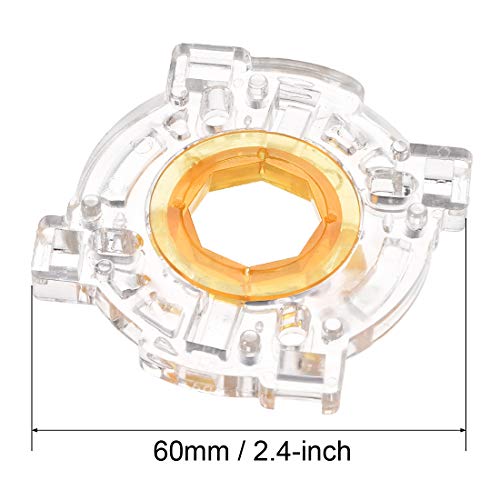 sourcing map GT-Y - Placa de restricción octogonal para puerta de arcade de juego de piezas de repuesto para joysticks JLF 2 unidades