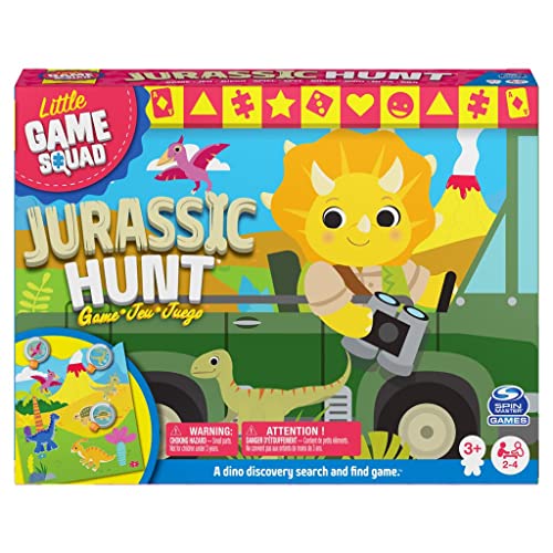 Spin Master 6059761 Juego Squad Jurassic Hunt Dinosaur Búsqueda y partido Juego