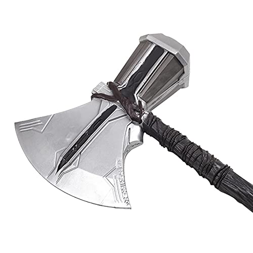 SPOTOR Avengers Stormbreaker Thor Axe PU Foam Thor's Axe 53cm SuperhéRoe Thunder Hammer Toy Martillo de Thor Accesorios Juguetes Interactivos para Padres E Hijos Regalos CumpleañOs