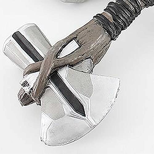 SPOTOR Thor's Hammer 43cm Thor Thor Storm Hacha 52cm Juguete para niños Marvel Thor Hammer Stormbreaveker Axe PROP DE LA REPLICA AVENGIENTE DE INFINITY WAR ' PU Espuma Thor Tormenta Hacha Cosplay Disf