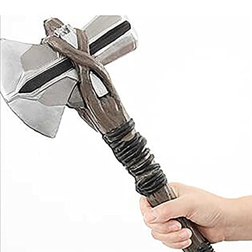 SPOTOR Thor's Hammer Toy Children's Toy 43cm Thor Storm Hacha Superhero Toy Marvel Thor Hammer Stormbreaker AX Replica Avengers 'Infinity War' PU Espuma Thor tormenta Hacha Cosplay PU Poliuretano