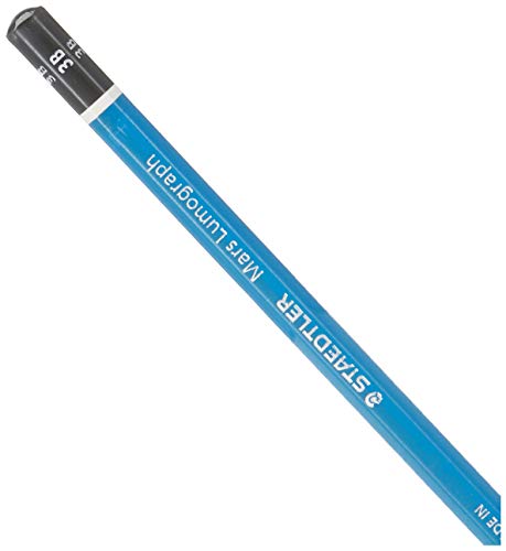 Staedtler 100-3B - Lápiz (3B, Azul, Hexagonal, Alemania, PEFC), 1 unidad