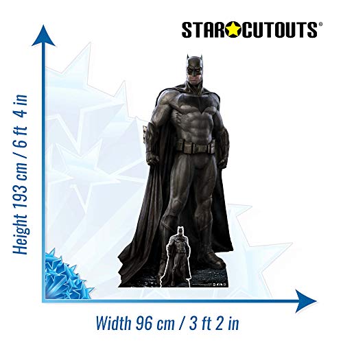 Star Cutouts Ltd oficiales de Warner Brothers Star de cartón de tamaño vivo para fiestas de superhéroes y coleccionistas, 193 cm de altura con mini recorte de mesa gratis, multicolor (SC1291)