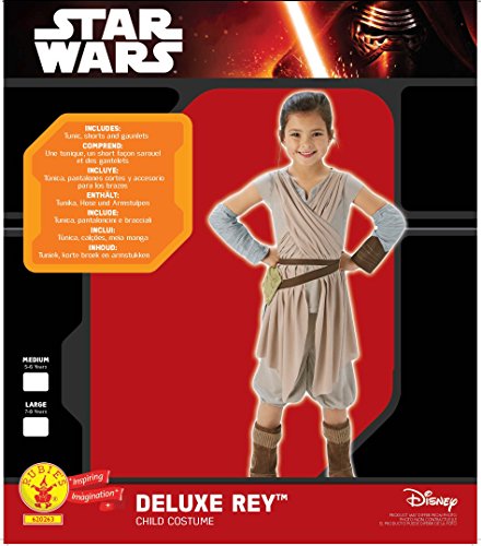 Star Wars - Disfraz de Rey, Episode 7, Deluxe, para niños (Rubie'S 620263-L)