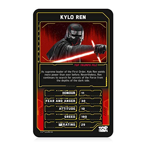 Star Wars Episodio IX – El Ascenso de Skywalker Top Trumps Especials Juego de Cartas