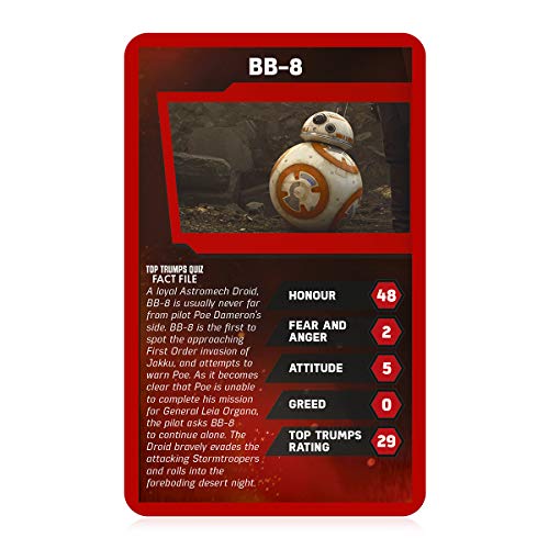 Star Wars Episodio VII (The Force Awakens) Juego de Cartas Especiales de Top Trumps