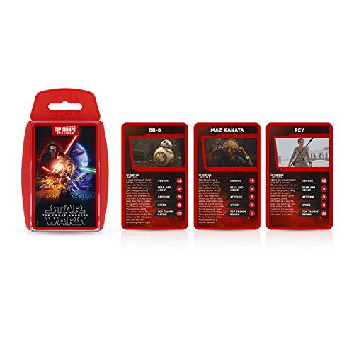 Star Wars Episodio VII (The Force Awakens) Juego de Cartas Especiales de Top Trumps