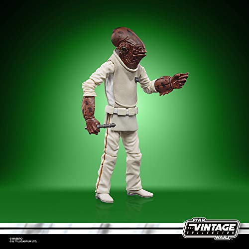 Star Wars La colección Vintage Regreso del Jedi - Figura de Admiral Ackbar a Escala de 9,5 cm - Edad: 4+