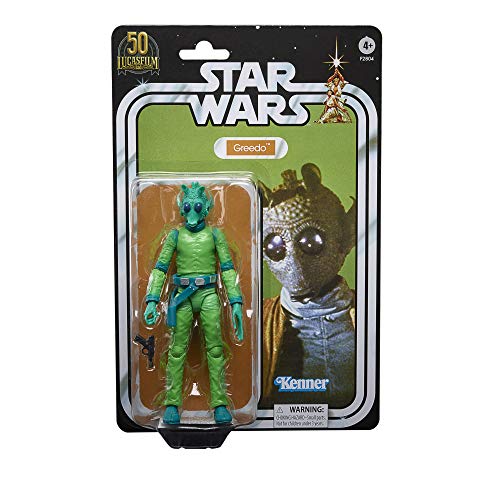 Star Wars The Black Series Greedo - Figura coleccionable para 50 aniversario de Lucasfilm (15 cm)