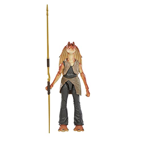 Star Wars The Black Series - Jar Jar Binks a Escala de 15 cm Amenaza Fantasma - Figura del 50.º Aniversario de Lucasfilm