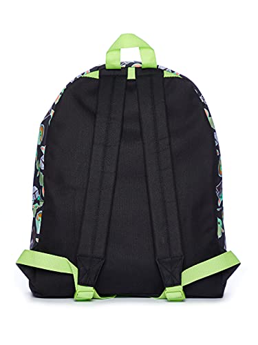 Star Wars The Mandalorian Baby Yoda - Mochila para niños, color negro y verde