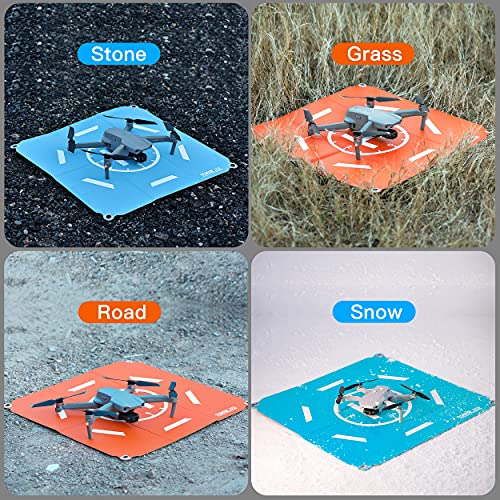 STARTRC Drone Landing Pad,50cm(19”) Plegable rápido portátil Universal Alfombrilla de Aterrizaje para dji Air 2S /Mavic Mini 2 / Mavic Air 2 / Mavic 2 Pro/Zoom/FIMI X8SE/dji FPV Drone