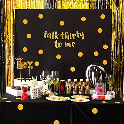 Sterling James Co. EU #10 Glitter Banner Talk Thirty To Me