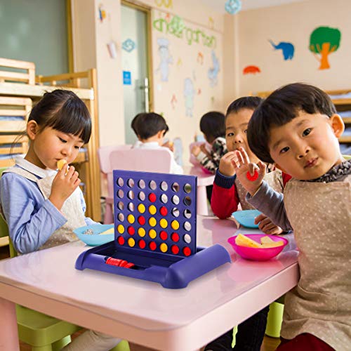 STOBOK 4 en una fila de juego de mesa Conecta cuatro filas de juegos 4 El mismo color para ganar el juego educativo femenino para niños y adultos.