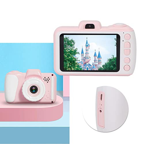 Surebuy Cámara de Dibujos Animados para Niños, Cámara Digital para Niños Resolución de Video 1920x1080 Plástico 20MP con Pantalla HD de 3.5in para la Vida Diaria