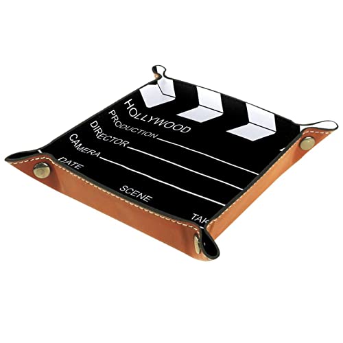 Tablilla De Película Negra Bandeja Plegable Cuadrada Bandeja Rodante Para Dados Para Juegos De Dados Dnd Caja De Almacenamiento Con Soporte Para Llaves Pan Candy 20.5x20.5cm