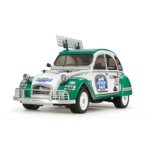 Tamiya 58670 58670-1:10 RC Citroen 2CV Rally (M-05Ra) - Coche teledirigido (construcción, Aficionado), Color Blanco