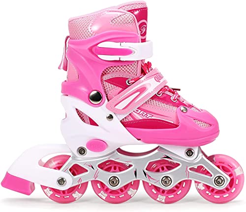 Tante Tina Patines en línea con Luces para niños - Talla Ajustable - 3 Colores Disponibles