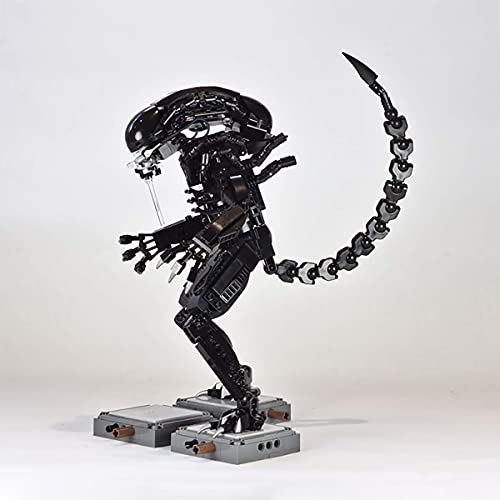 TENHORSES Figura Alien Juegos de Construcción Modelo de Colección Caracteriza Desktop Decoraciones 38cm Figura Alien Xenomorph Covenant Compatible con Lego 599 Piezas