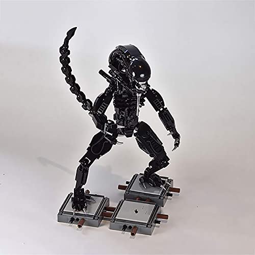 TENHORSES Figura Alien Juegos de Construcción Modelo de Colección Caracteriza Desktop Decoraciones 38cm Figura Alien Xenomorph Covenant Compatible con Lego 599 Piezas