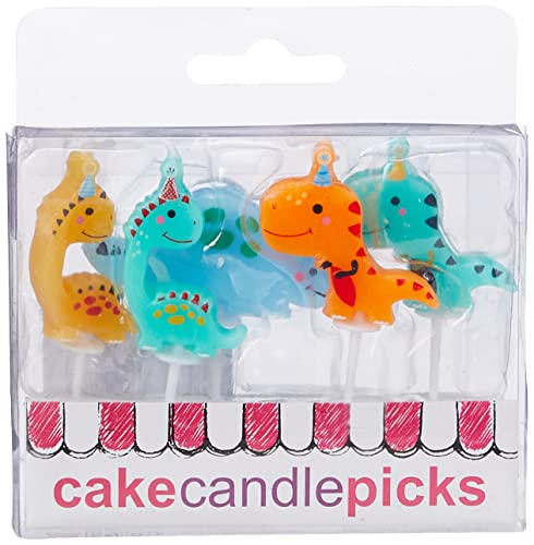 The Cake Decorating Co. AHC223 Dino Party Mix - Velas (5 unidades)