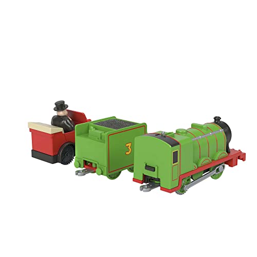 Thomas & Friends- Thomas Motorized Henry con Winston, Multicolor (abgee GYW12)