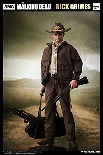 THREEZERO - Figura de Escala Walking Dead Rick Grimes Temporada 1 1/6 (Net)