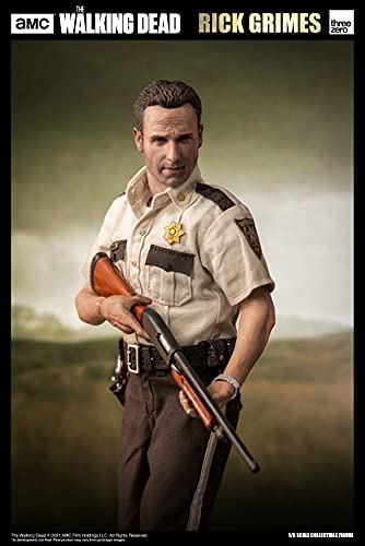 THREEZERO - Figura de Escala Walking Dead Rick Grimes Temporada 1 1/6 (Net)