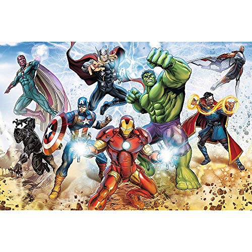 Trefl-Bereit, Die Welt zu retten, Avengers de 160 Piezas, para niños a Partir de 6 años Puzzle, Color listos para Salvar el Mundo, Marvel los Vengadores