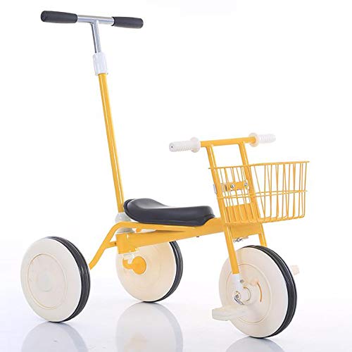 Triciclos, Evolutivo Juguete Bicicleta del Balance del Bebés con Bolsa de Transporte Triciclo Ligero para Montar para Niños y Ninas De 2 a 4 años, Yellow